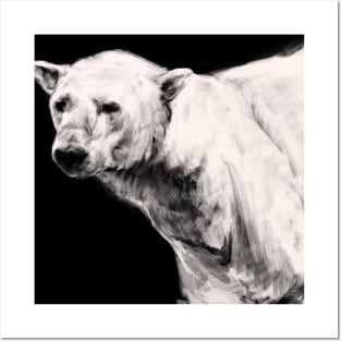 Majestic Polar Bear - Grace in Solitude Posters and Art